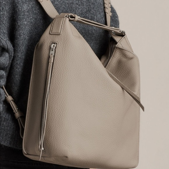 Allsaints small Kita backpack taupe grey - Picture 4 of 4